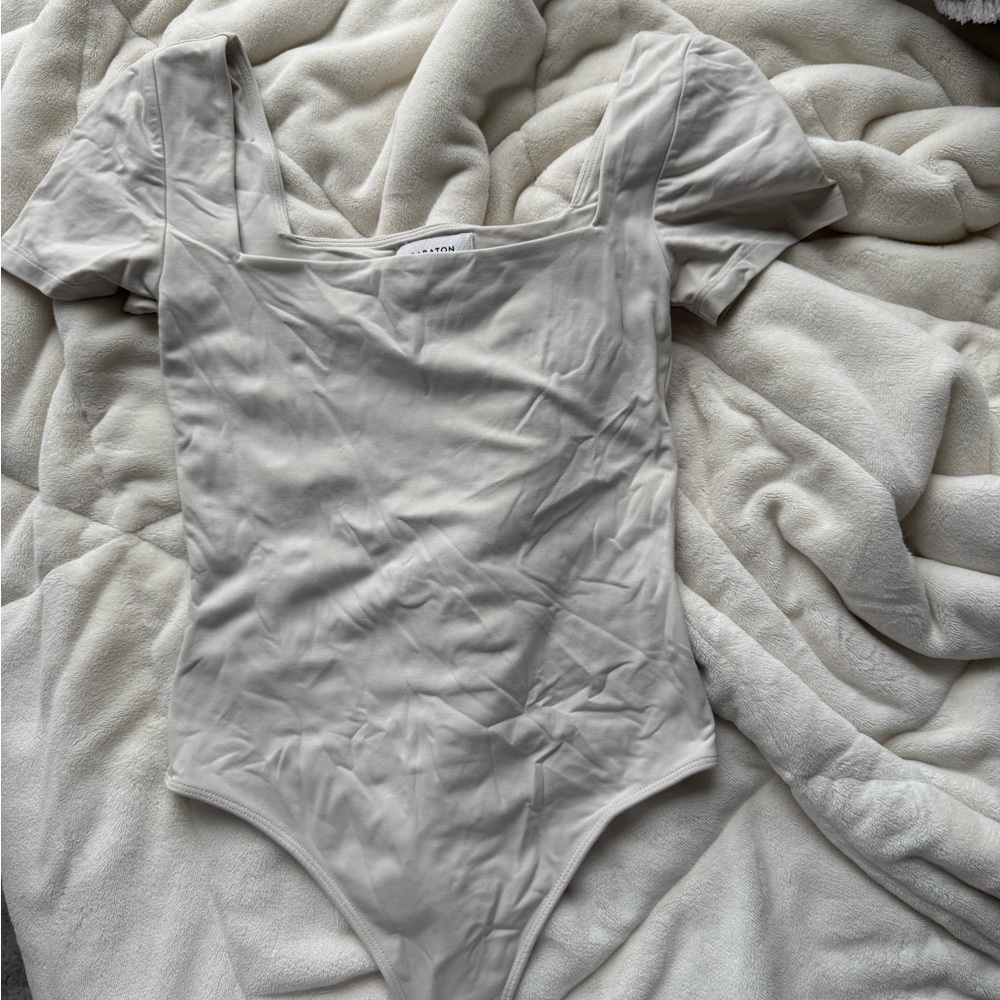 Aritiza Light Gray Bodysuit
